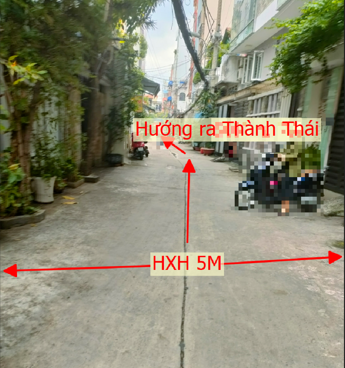 Khu Vip Thành Thái, HXH thông, an ninh, 54m2, 4 tầng, chỉ 11.5 tỷ (TL)